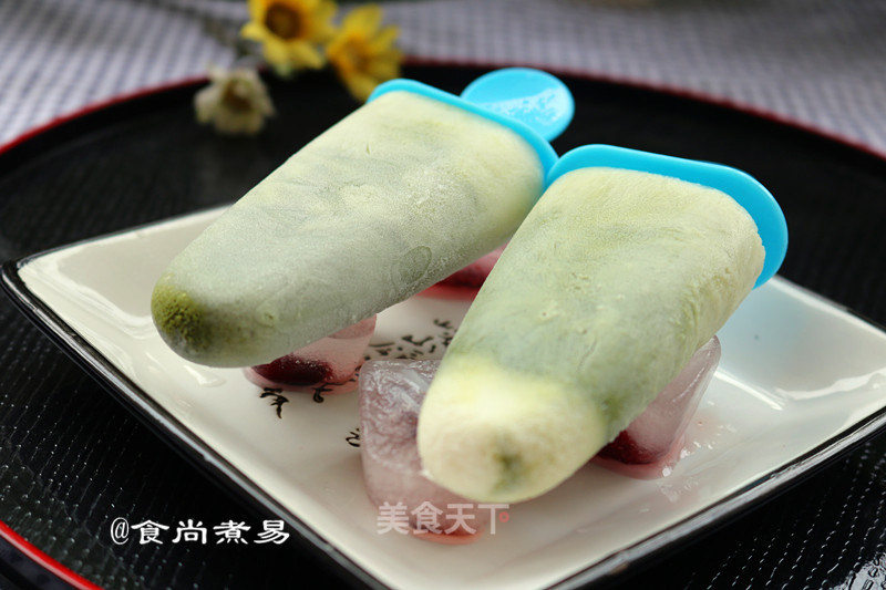 Matcha Yogurt Ice Bars