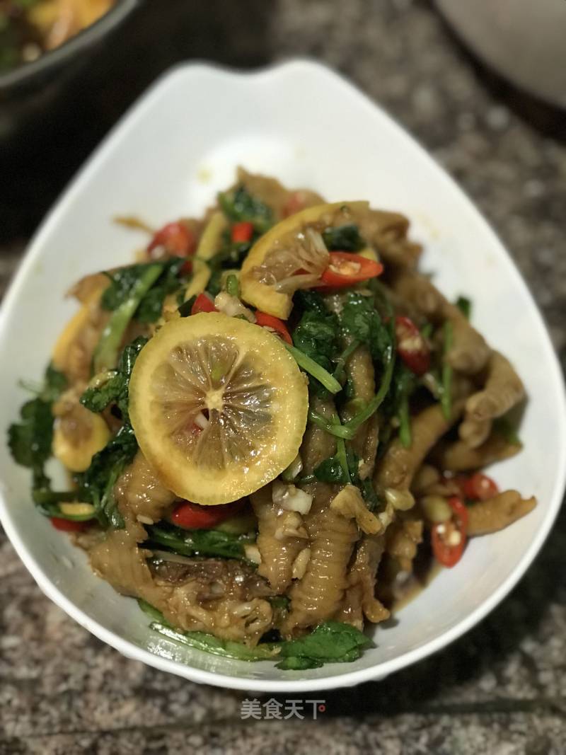 Lemon Chicken Feet recipe