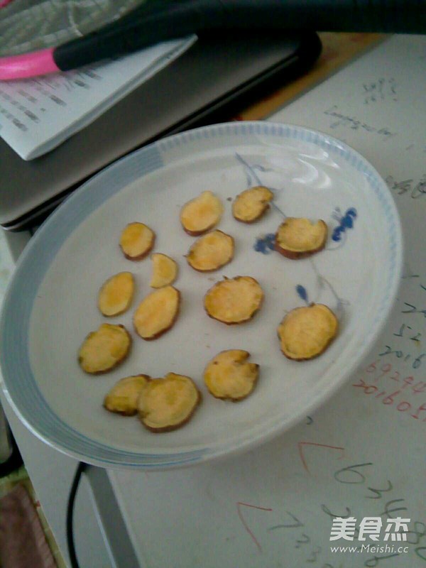 Microwave Sweet Potato Chips recipe