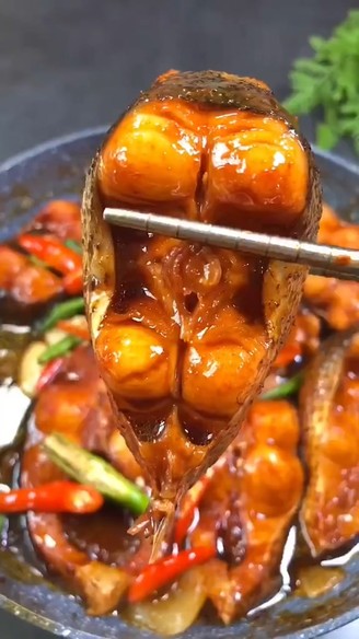 Home-style Stewed Fish Cubes