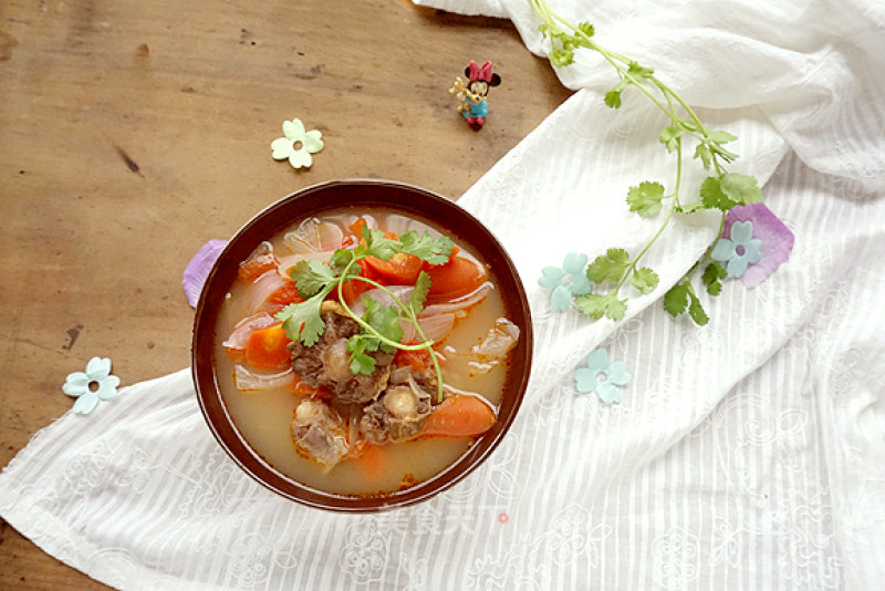 Tomato Onion Oxtail Soup recipe