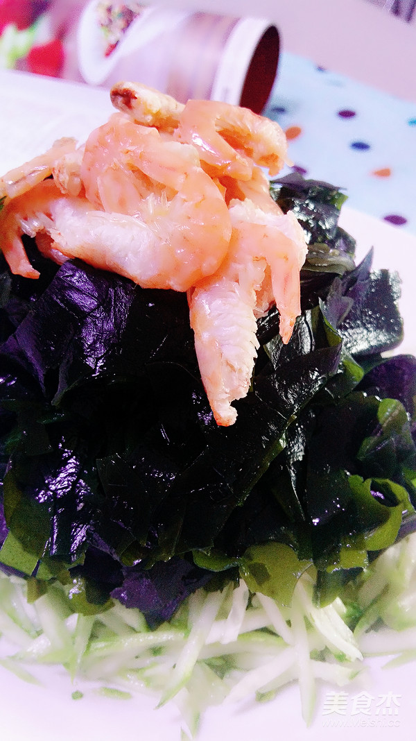 Wakame Salad with Sea Rice recipe