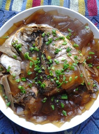 Braised Fish Head Noodles recipe