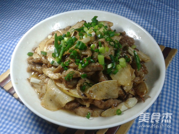 Stir-fried Pork with Rice White recipe