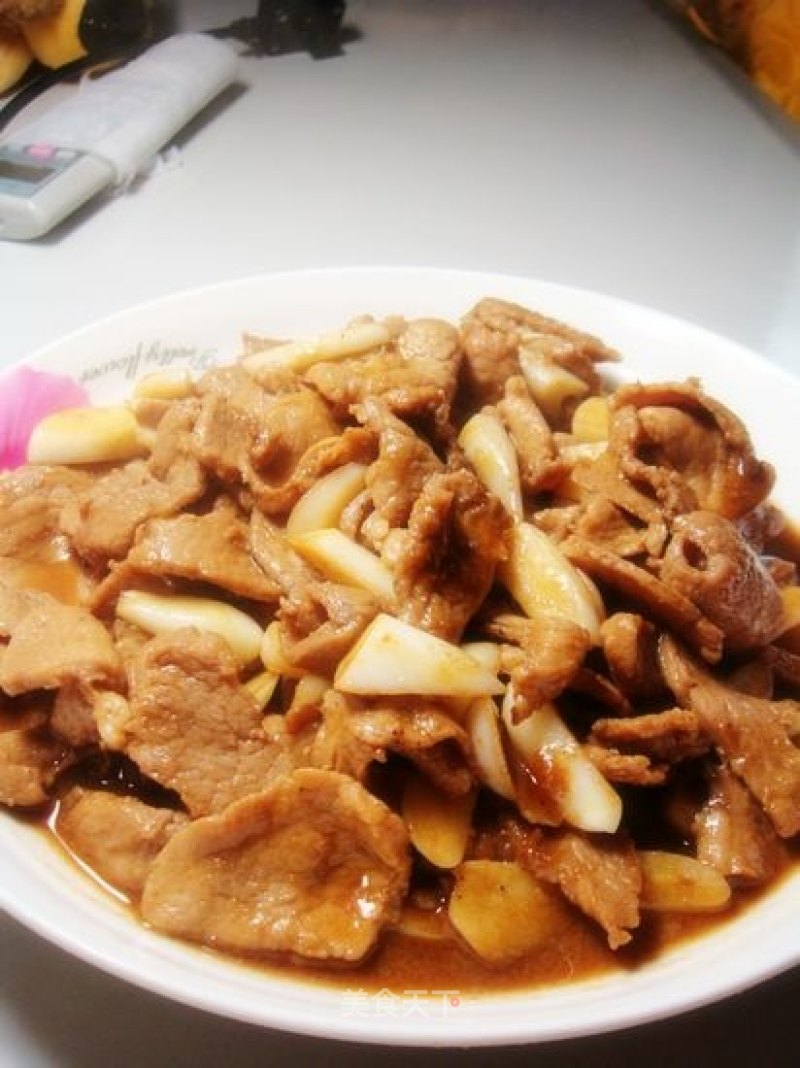 My Specialty-fried Lamb with Garlic recipe