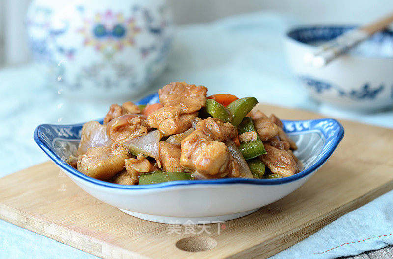 Braised Chicken Nuggets with Shacha Sauce recipe