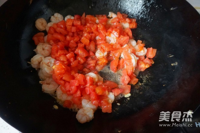 Shrimp and Egg Burrito recipe