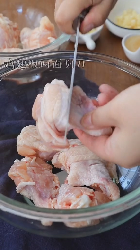 Honey Chicken Wing Root recipe