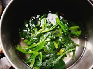 #团圆饭# Spinach Mixed with Vermicelli recipe