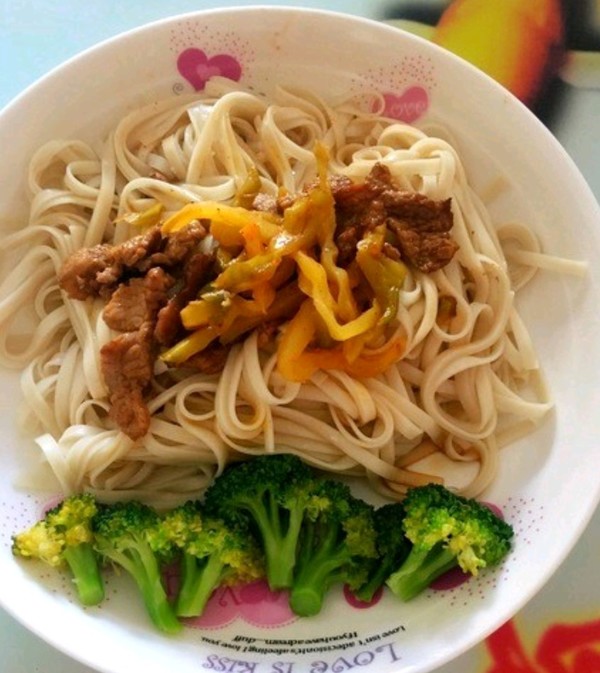 Mustard Meat Noodles recipe