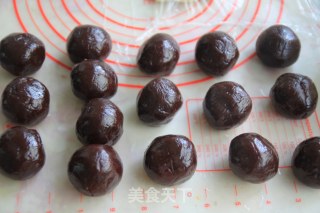 Traditional Red Bean Paste Egg Yolk Crisp recipe