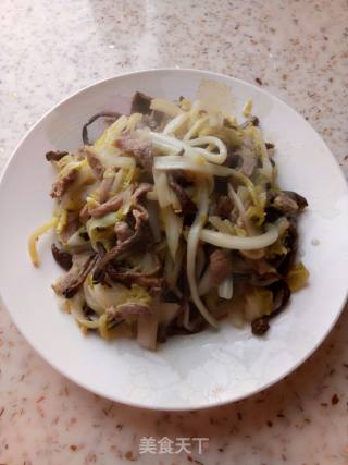 Stir-fried Hazel Mushroom with Baby Vegetables recipe