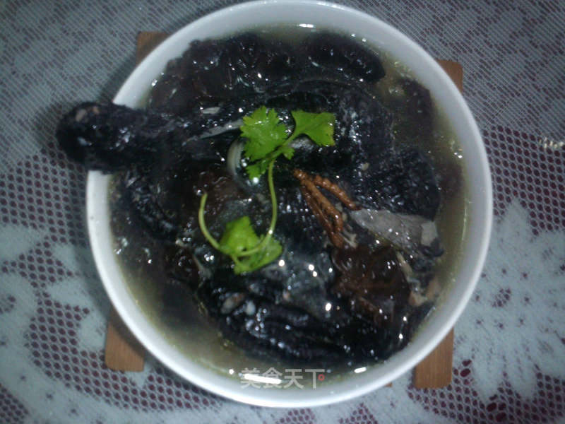 Cordyceps Black Chicken Soup recipe