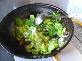 Fried Green Cabbage recipe