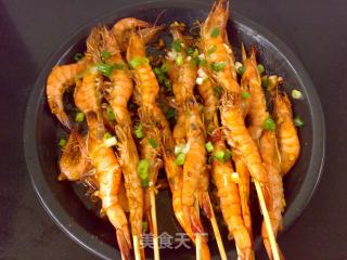 [trial Report of Changdi 3.5 Electric Oven] Grilled Shrimp with Sichuan Spicy Sauce recipe