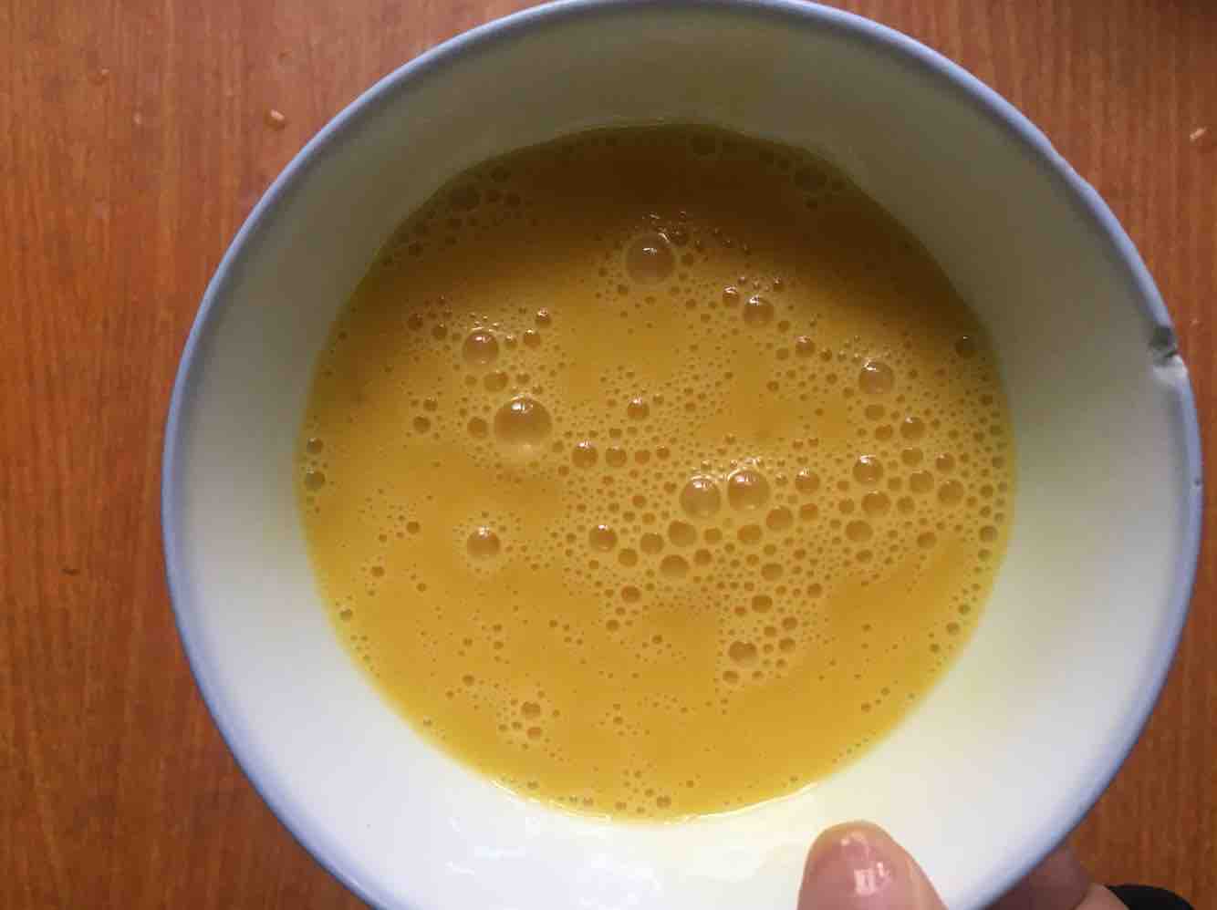 Minced Noodles with Egg Sauce recipe