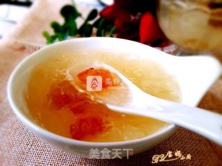 Peach Gum White Fungus Soup recipe