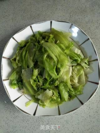 Steamed Lettuce recipe