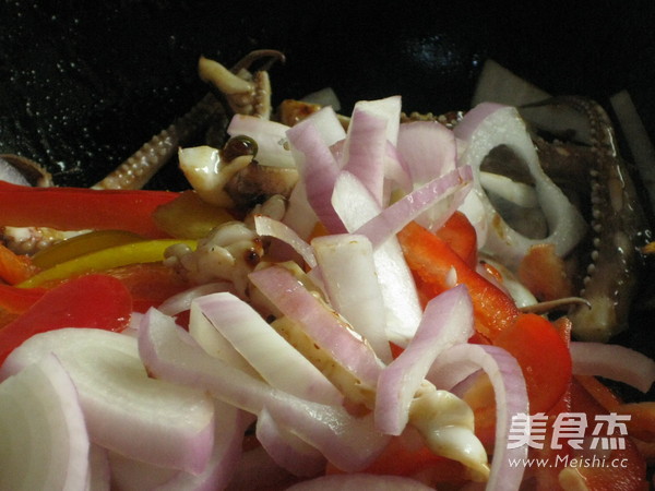 Sauteed Squid Claws recipe