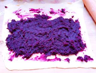 Crispy Purple Sweet Potato Roll recipe