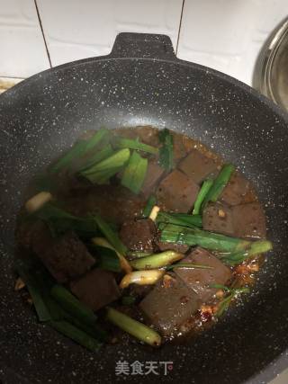 Duck Blood Tofu Pot recipe