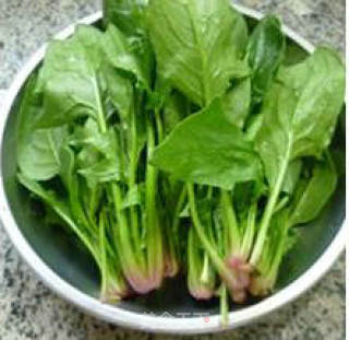 Stir-fried Spinach with Tofu in Fresh Mushroom Oil recipe