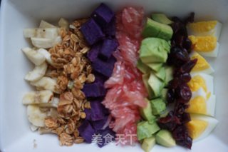 #salad#chia Seed Yogurt Rainbow Salad recipe