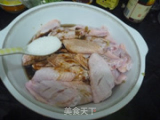 Steamed Chicken Wings with Garlic recipe