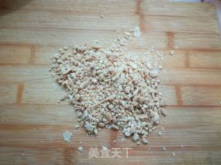 Chopped Peanuts Mixed with Celery Leaves recipe