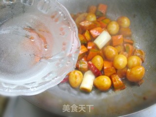Different Delicacy-pumpkin with Quail Eggs recipe