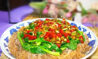 Vermicelli Mixed with Vegetables recipe