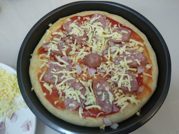 Whole Wheat Beef Pizza recipe