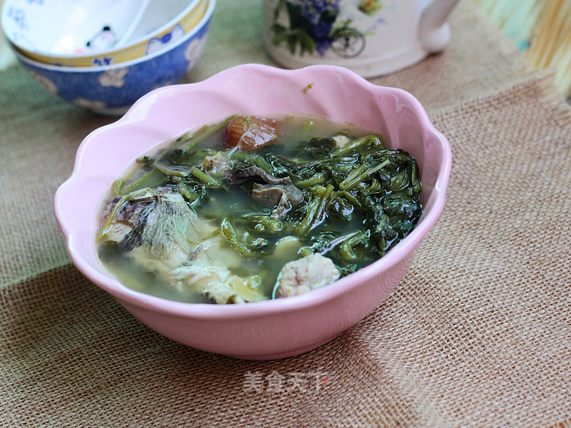 Watercress Chen Kidney Raw Fish Soup recipe