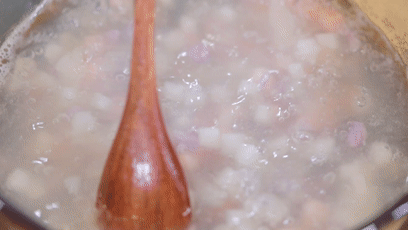 Double Sweet Potato Soup Baby Food Supplement Recipe recipe