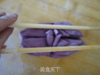 Purple Sweet Potato Chrysanthemum Roll recipe