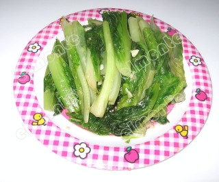 [recipe Exchange 2] Stir-fried Roman Lettuce with Minced Garlic recipe