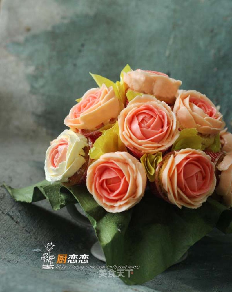 #柏翠大赛# Bouquet Decorating Cup Cake recipe