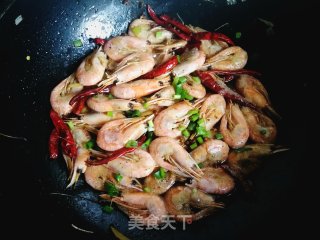 Fried Sea Prawns with Devil Pepper recipe