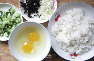 Breakfast for One Person--simple Version of Egg Fried Rice recipe