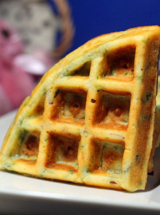 Vegetable Bacon Waffles