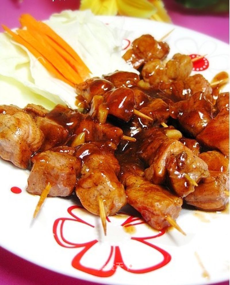 Teriyaki Toothpick Meat recipe