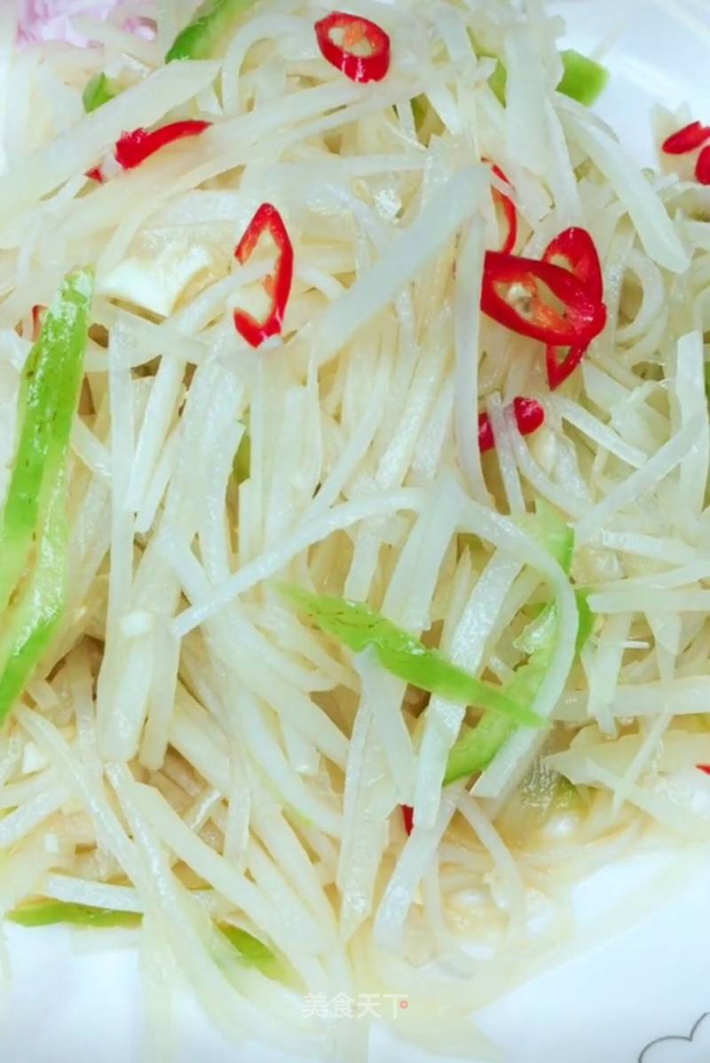 Tossed Potato Shreds recipe