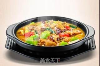 Yellow Braised Chicken Rice-shandong Cuisine Classic-old Jinan Style recipe