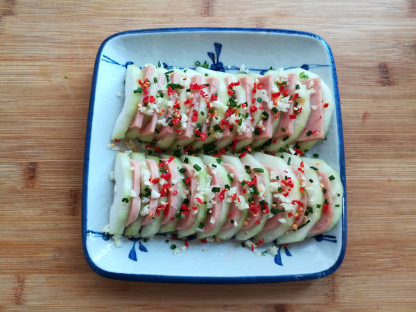 Winter Melon Buckle Luncheon Meat recipe