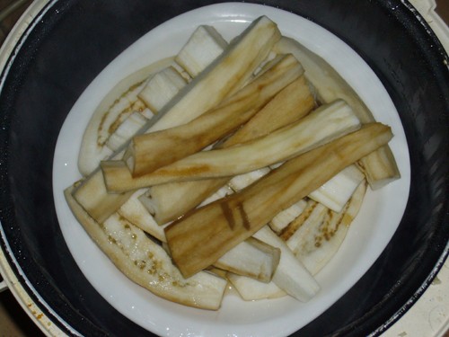 Eggplant with Sauce recipe