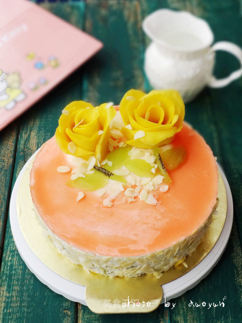 Peach Mousse Cake recipe