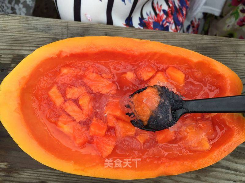 Papaya Bird's Nest recipe