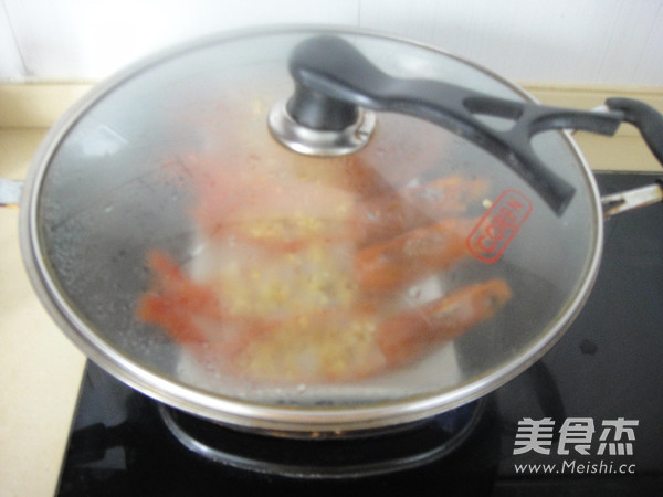 Steamed Red Shrimp with Lemon Pesto Garlic recipe