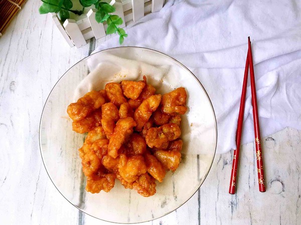 Sweet and Sour Fish Nuggets recipe