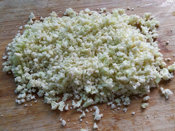 Fried Rice without Rice ~ Cauliflower Fried Rice recipe